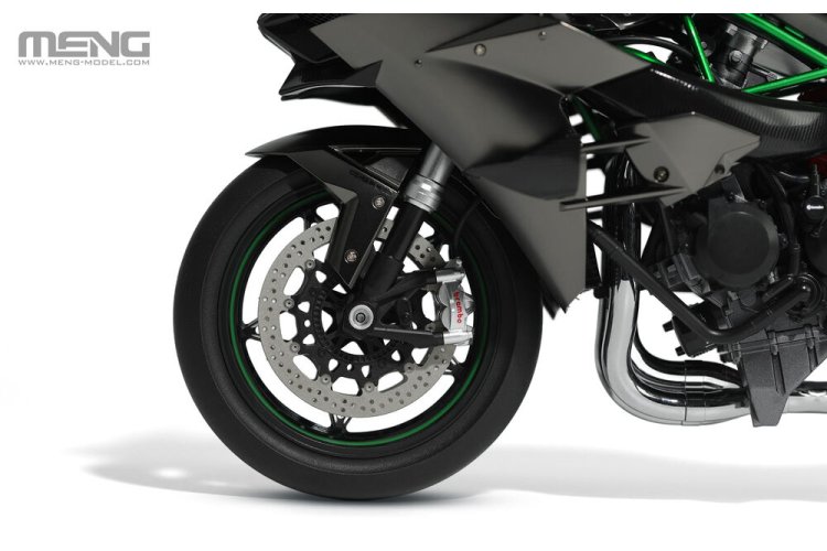 1:9 MENG MT011S Kawasaki Ninja H2R 2018 - Japanese Supersport Motorcycle - Pre-colored Edition - Menmt011s 10 - MENMT011S