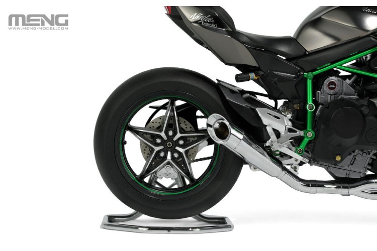 1:9 MENG MT011S Kawasaki Ninja H2R 2018 - Japanese Supersport Motorcycle - Pre-colored Edition - Menmt011s 11 - MENMT011S