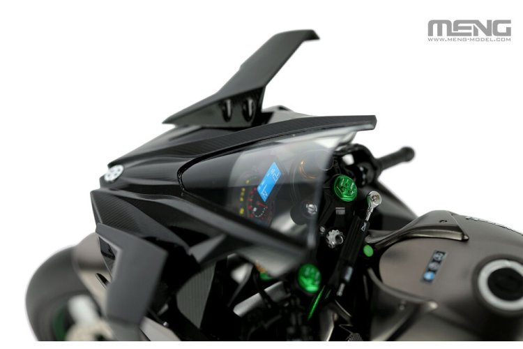 1:9 MENG MT011S Kawasaki Ninja H2R 2018 - Japanese Supersport Motorcycle - Pre-colored Edition - Menmt011s 7 - MENMT011S