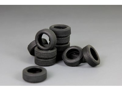 1:35 MENG SPS001 Tyres for vehicles or dioramas (4pcs!) - Mensps001front - MENSPS001-XS