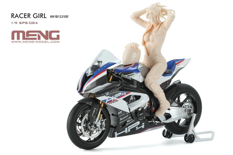 1:9 MENG SPS084 Racer Girl Figure - Mensps084 6 - MENSPS084