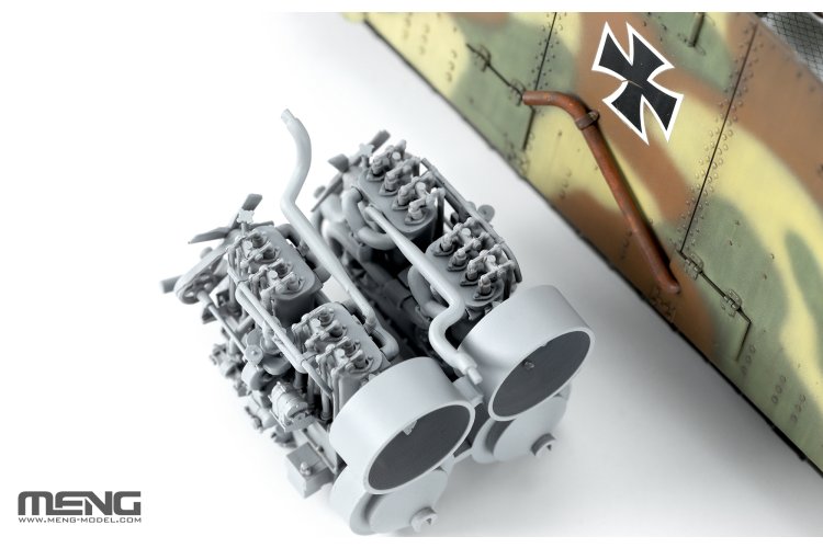 1:35 MENG TS017S German A7V Krupp WWI &ndash; Tank with Engine &ndash; Limited Edition - Ments017s 5 - MENTS017S
