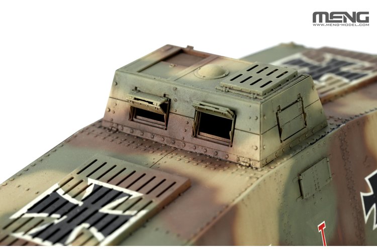 1:35 MENG TS017S German A7V Krupp WWI &ndash; Tank with Engine &ndash; Limited Edition - Ments017s 6 - MENTS017S