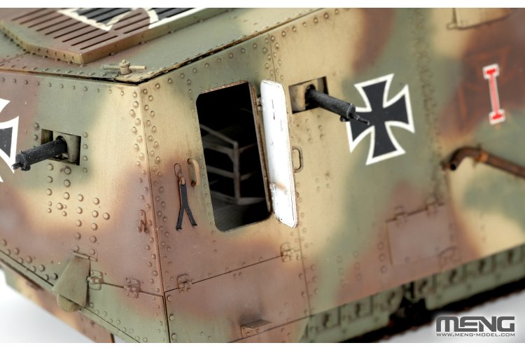 1:35 MENG TS017S German A7V Krupp WWI &ndash; Tank with Engine &ndash; Limited Edition - Ments017s 7 - MENTS017S