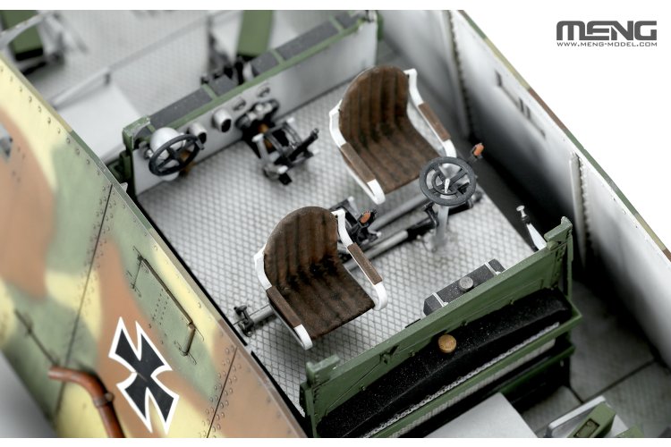 1:35 MENG TS017S German A7V Krupp WWI &ndash; Tank with Engine &ndash; Limited Edition - Ments017s 8 - MENTS017S