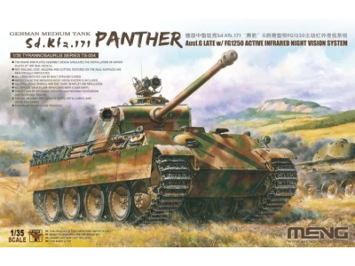 1:35 MENG TS054 Panther Ausf.G Late w/ FG1250 Active Infrared Night Vision System - Ments054 - MENTS054