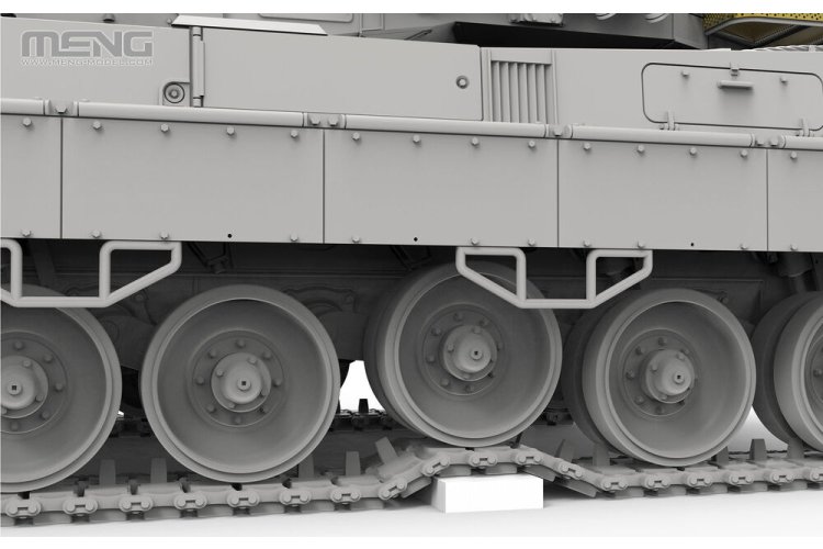 1:35 MENG TS055 Leopard 2A6 - Duitse Moderne Gevechtstank - Ments055 12 - MENTS055