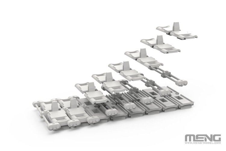 1:35 MENG TS055 Leopard 2A6 - Duitse Moderne Gevechtstank - Ments055 13 - MENTS055