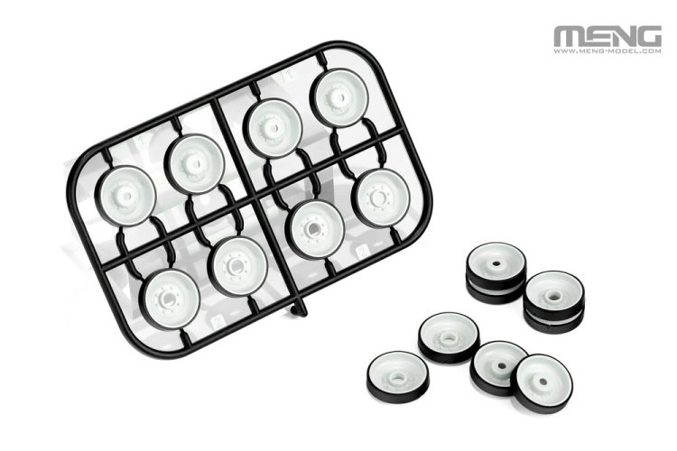 1:35 MENG TS055 Leopard 2A6 - Duitse Moderne Gevechtstank - Ments055 4 - MENTS055