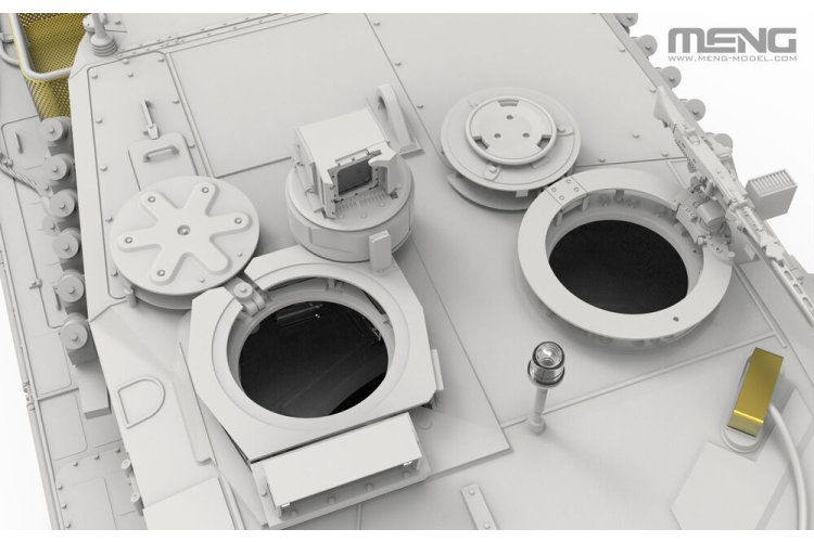 1:35 MENG TS055 Leopard 2A6 - Duitse Moderne Gevechtstank - Ments055 7 - MENTS055