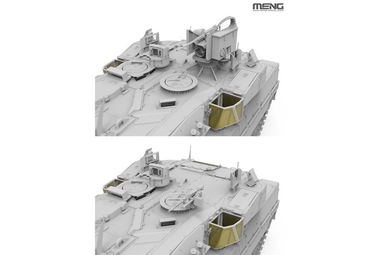 1:35 MENG TS057 Leopard 2A8 - Duitse Moderne Gevechtstank - Ments057 13 - MENTS057