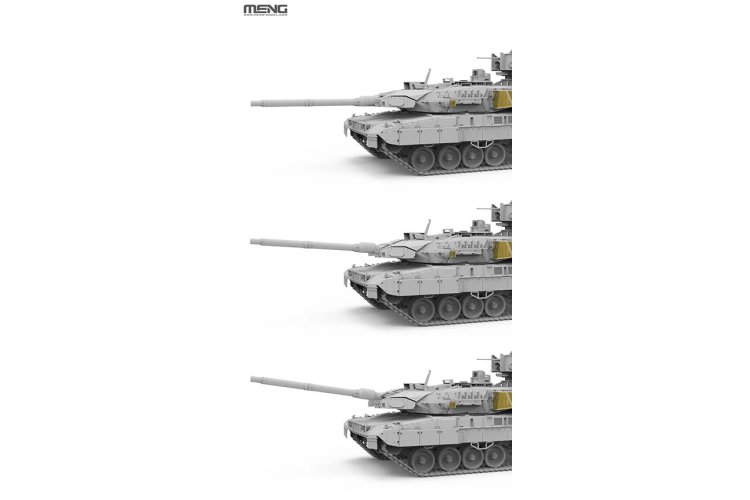1:35 MENG TS057 Leopard 2A8 - Duitse Moderne Gevechtstank - Ments057 3 - MENTS057