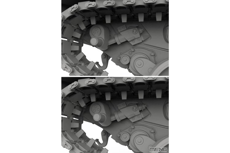 1:35 MENG TS057 Leopard 2A8 - Duitse Moderne Gevechtstank - Ments057 4 - MENTS057