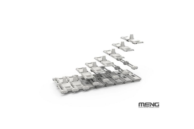 1:35 MENG TS057 Leopard 2A8 - Duitse Moderne Gevechtstank - Ments057 6 - MENTS057