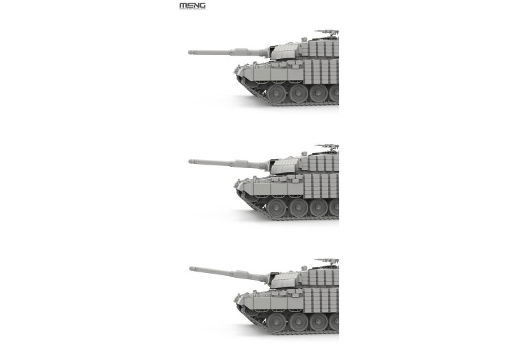 1:35 MENG TS058 Leopard 2A4 Ukraine met Kontakt-1 ERA - Oekra&iuml;ense Hoofdgevechtstank - Ments058 7 - MENTS058