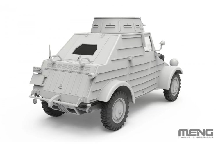 1:35 MENG VS017 Duitse Pkw.K1 K&uuml;belwagen Type 823 - Militair Voertuig - Menvs017 3 - MENVS017