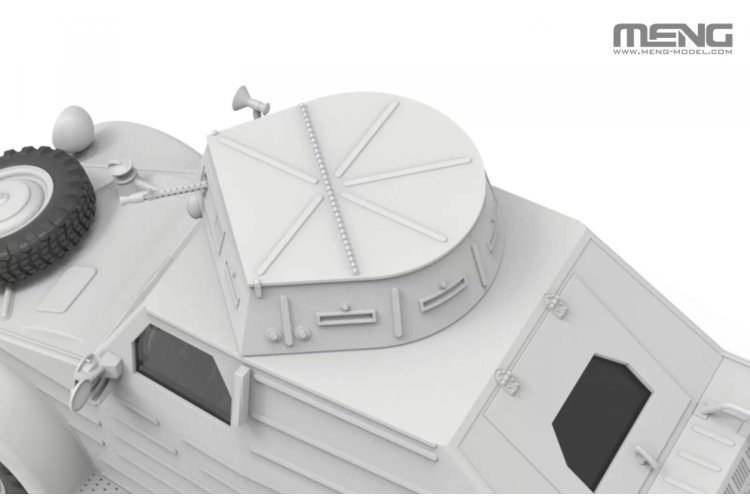 1:35 MENG VS017 Duitse Pkw.K1 K&uuml;belwagen Type 823 - Militair Voertuig - Menvs017 4 - MENVS017