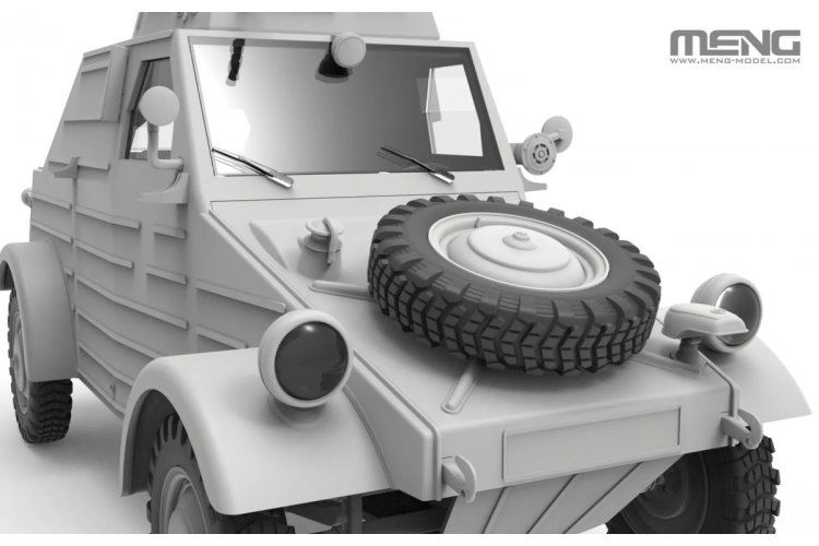 1:35 MENG VS017 Duitse Pkw.K1 K&uuml;belwagen Type 823 - Militair Voertuig - Menvs017 5 - MENVS017