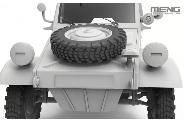 1:35 MENG VS017 Duitse Pkw.K1 K&uuml;belwagen Type 823 - Militair Voertuig - Menvs017 6 - MENVS017