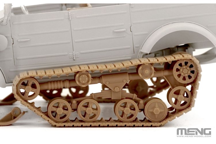 1:35 MENG VS018 German Pkw.K1 Volkswagen K&uuml;belwagen Type 155 Half-Track &ndash; Half-Track Vehicle - Menvs018 7 - MENVS018
