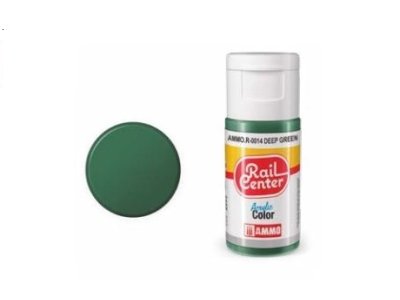 AMMO MIG R0014 Rail Center - Deep Green - Acryl - 15ml - Mig r 0014 - MIGR0014-XS