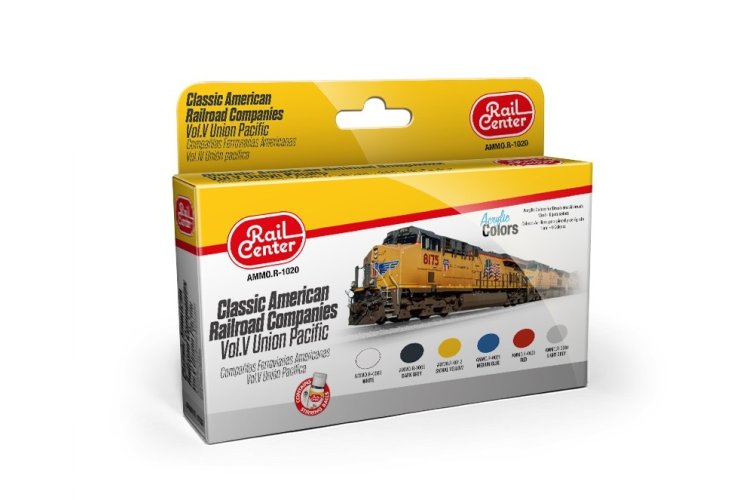 AMMO MIG R1020 Classic American Railroad Comp. VOL.5 Union Pacific - Acryl Set - Mig r 1020 1 - MIGR1020-XS