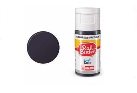AMMO MIG R0005 Rail Center - Dark Grey - Acryl - 15ml - Mig r 6 - MIGR0005-XS