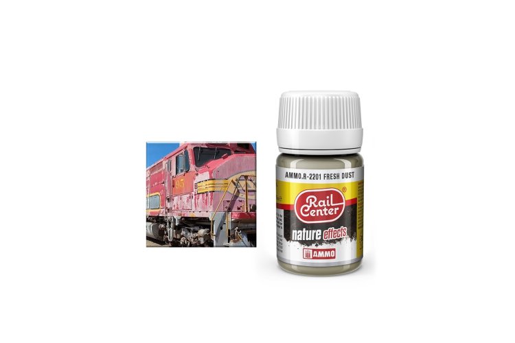 AMMO MIG R2201 Rail Center - Fresh Dust - Nature Effects  - 35 ml - Mig r2201 1 - MIGR2201-XS