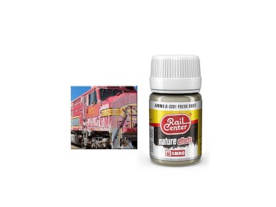 AMMO MIG R2201 Rail Center - Fresh Dust - Nature Effects  - 35 ml - Mig r2201 - MIGR2201-XS