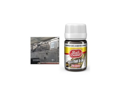 AMMO MIG R2205 Rail Center - Locomotive Grime - Nature Effects  - 35 ml - Mig r2205 - MIGR2205-XS