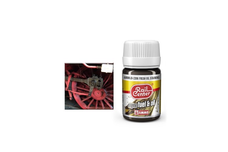 AMMO MIG R2206 Rail Center - Oil Staining - Nature Effects  - 35 ml - Mig r2206 1 - MIGR2206-XS