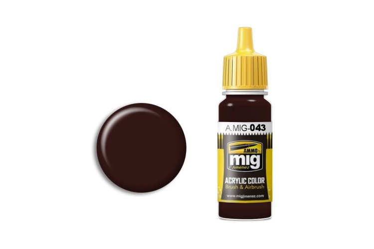AMMO MIG 0043 Shadow Rust - Acryl  - Mig0043 xs - MIG0043-XS