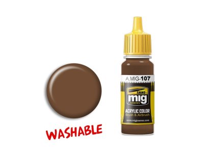AMMO MIG 0107 Washable Earth - Acryl - Mig0107 xs - MIG0107-XS