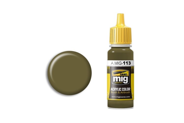 AMMO MIG 0113 Khaki Green nr 3. British 1939-42 - Acryl - Mig0113 xs - MIG0113-XS