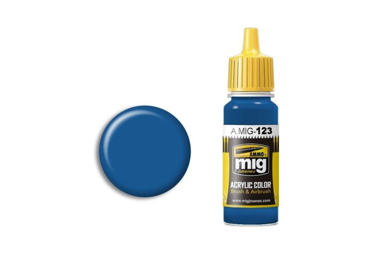 AMMO MIG 0123 Marine Blue - Acryl - Mig0123 xs - MIG0123-XS