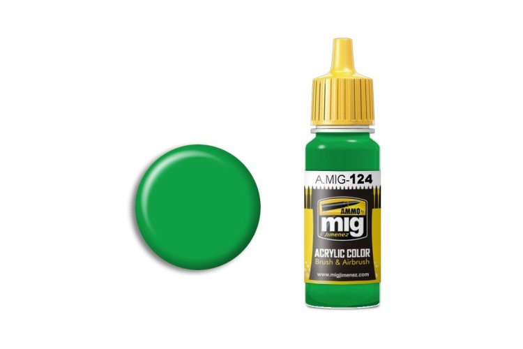 AMMO MIG 0124 Lime Green - Acryl - Mig0124 xs - MIG0124-XS