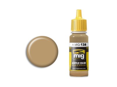 AMMO MIG 0138 Desert Yellow - Acryl - Mig0138 xs - MIG0138-XS