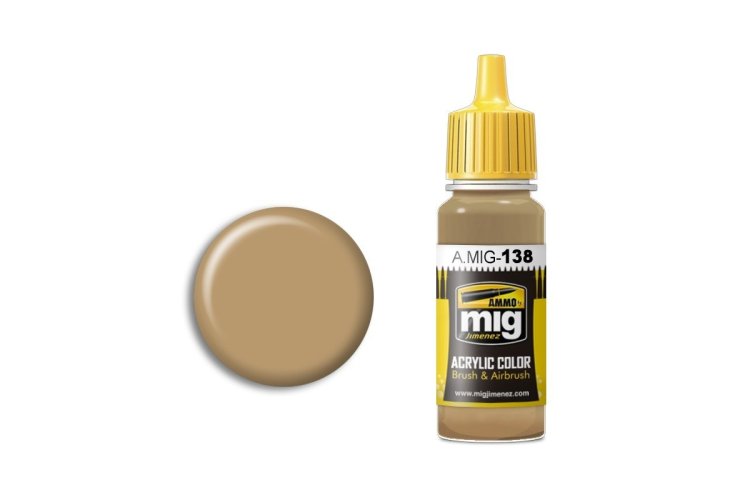 AMMO MIG 0138 Desert Yellow - Acryl - Mig0138 xs - MIG0138-XS