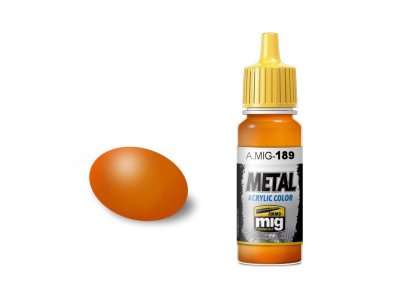 AMMO MIG 0189 Orange - Metallic - Acryl - Mig0189 xs - MIG0189-XS