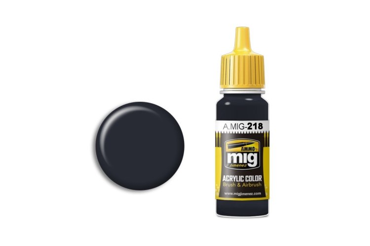 AMMO MIG 0218 RLM 66 Black Grey - Acryl - Mig0218 xs - MIG0218-XS