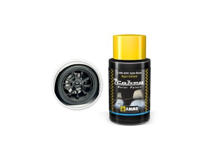 AMMO MIG 0341 Cobra Motor Paints - Satin Black - Acryl - 30ml - Mig0341 - MIG0341