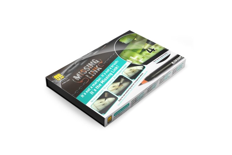 AMMO MIG 0401 Missing Link &ndash; Aircraft &ndash; Watercolor Brush Marker Set &ndash; 12 Colors - Mig0401 1 - MIG0401