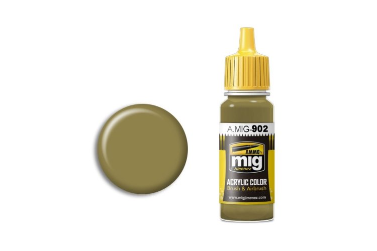 AMMO MIG 0902 Dark Yellow Base - Acryl - Mig0902 xs - MIG0902-XS