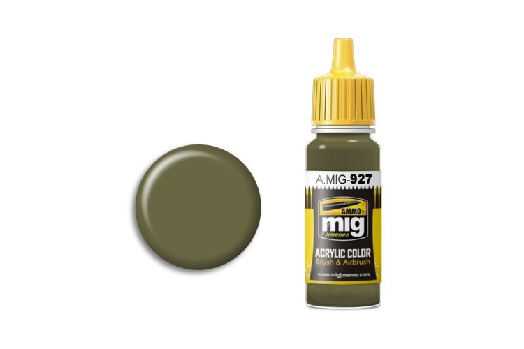 AMMO MIG 0927 Olive Drab Light Base - Acryl - Mig0927 xs - MIG0927-XS
