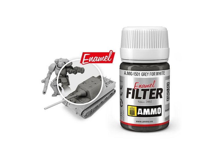 AMMO MIG 1501 Grey For White - Mig1501 xs - MIG1501-XS