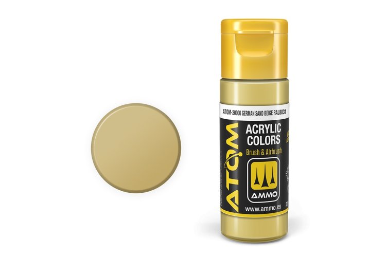 AMMO MIG 20006 ATOM - German Sand Beige RAL8031 - Acryl - 20ml - Mig20006 xs - MIG20006-XS