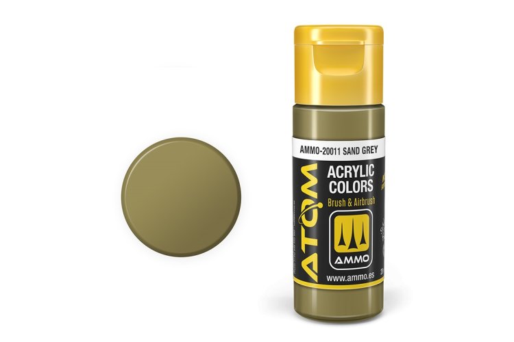 AMMO MIG 20011 ATOM - Sand Grey - Acryl - 20ml - Mig20011 xs - MIG20011-XS