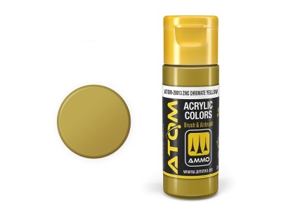AMMO MIG 20013 ATOM - ZINC Chromate Yellow - Acryl - 20ml - Mig20013 xs - MIG20013-XS