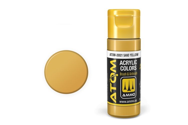 AMMO MIG 20021 ATOM - Sand Yellow - Acryl - 20ml - Mig20021 xs - MIG20021-XS