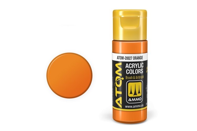 AMMO MIG 20027 ATOM - Orange - Acryl - 20ml - Mig20027 xs - MIG20027-XS